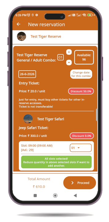 Combo Ticket