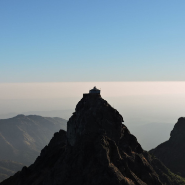 Rocky mountain hotel landscape